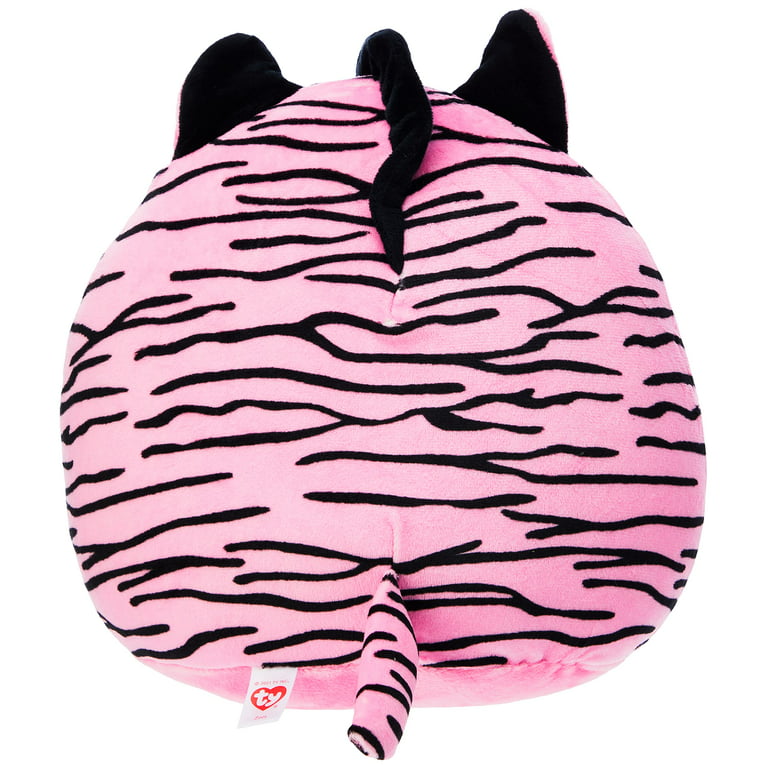 TY Squish-A-Boo Zoey Pink Zebra 10 Inch Plush 