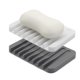 thumbnail image 1 of 2 protectores de jabón de silicona, escurridor de cascada para baño, prolonga la vida útil del jabón, mantiene las barras de jabón limpias en seco y fácil limpieza, jabón autodrenante, 1 of 5
