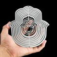 thumbnail image 1 of Wind Spinner for Yard Garden Magical 3D Visual Effect Flowing Wind Chimes Catcher Mirror Reflective Hanging Decor Bird Deterrent, 1 of 5