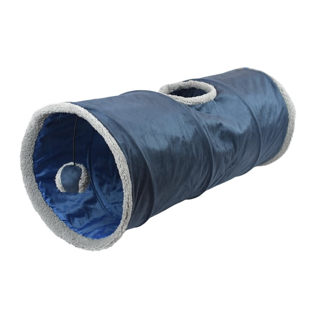 Fancy Pets. Tunel Plegable para Gato Azul