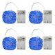 thumbnail image 3 of Paquete de 4 luces LED de hadas con pilas AA, cadena de luces de cobre para decoración de árboles de Navidad, fiestas, bodas y habitaciones interiores, 3 of 5