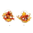 thumbnail image 2 of Inteprter Guirnalda de calabaza, simulación falsa, hojas de arce vegetales, colgador de pared, cesta de bambú, decoraciones, guirnalda, accesorios de Kits de decoración para fiestas Tipo 1 Inteprter HA069480-01, 2 of 6
