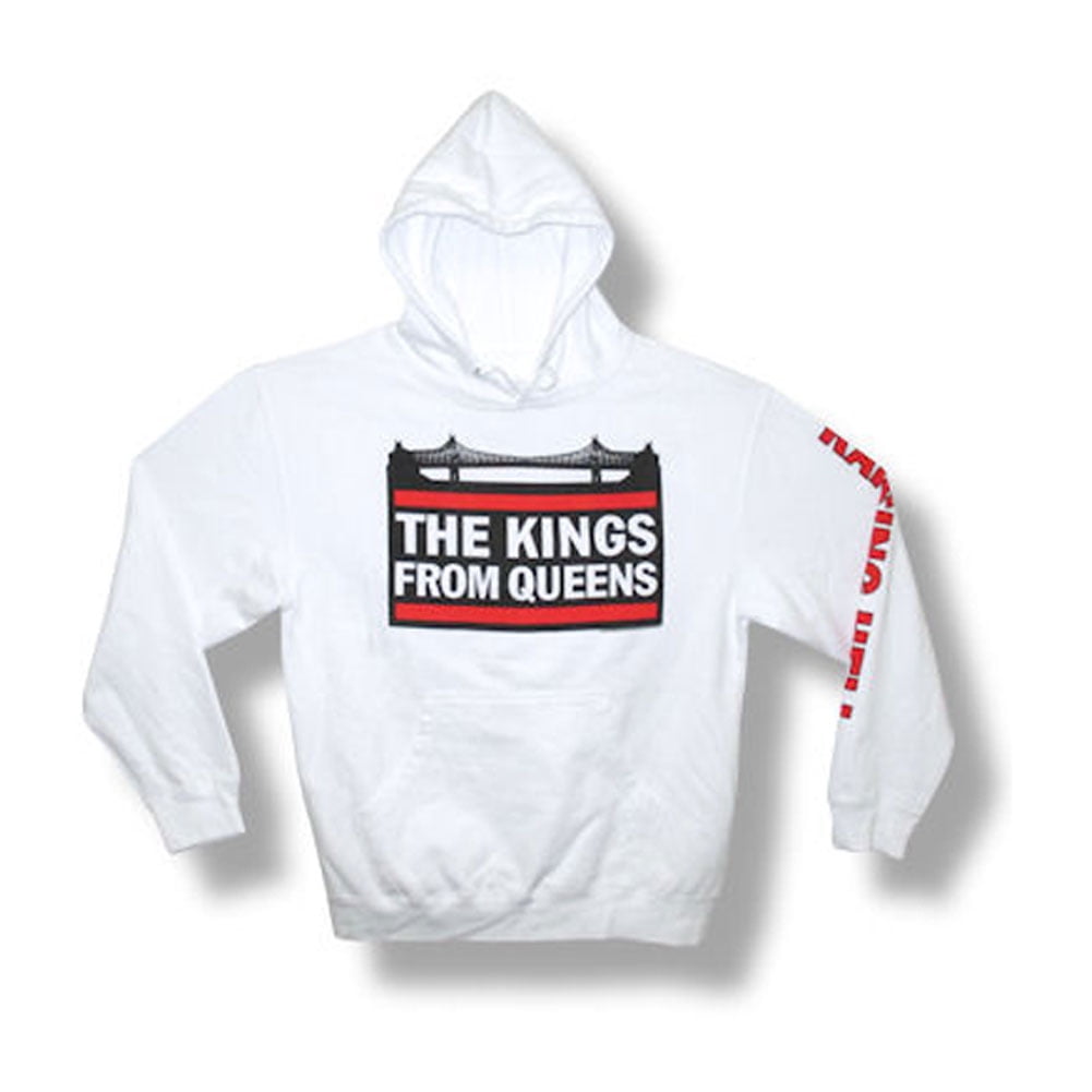 run dmc hoodie white