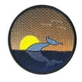 thumbnail image 2 of Whale Sunset Iron On Patch, 2 of 2