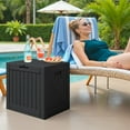 thumbnail image 5 of Patiowell 40 Gallon Outdoor Deck Box, Lockable Weatherproof Plastic Storage with Handles for Patio, Garden, Pool, 5 of 7