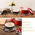 thumbnail image 5 of GZHJMY 2 Pcs Cotton Vintage London Bridge British Flag Woven Pot Holder Trivets Set,Round Coasters Placemat for Cooking Baking Hot Dish Pan Pot Bowl Teapot(7&9 Inches), 5 of 5