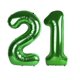 thumbnail image 1 of Globos de Números Enyeopd 40" Decoración de Cumpleaños Verde Oscuro, 1 of 6