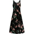 thumbnail image 1 of Plus size 8x Tall Womens Dress Rosalinda Floral Print Sleeveless Princess Cut, 1 of 2