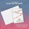 thumbnail image 6 of Valentine's Cards with Envelopes, 6 Colorful Heart Designs (5 x 7 In, 12 Pack), 6 of 7