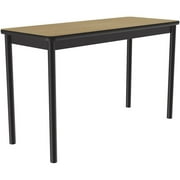 Correll 30"W x 60"D High Pressure Laminate Laboratory Table in Fusion Maple