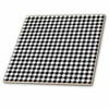 3dRose Black and White Hounds tooth - Ceramic Tile, 6-inch