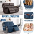 thumbnail image 4 of Funda para muebles TAOCOCO, sofá reclinable impermeable de 2 plazas, 4 of 8