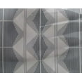 thumbnail image 4 of oneOone Georgette Viscose Tissu Triangle & Hexagone Géométrique Impression Tissu de Couture BTY 42 Pouces de Large, 4 of 4