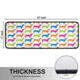thumbnail image 5 of Kitchen Rugs Sets Of 2,Colorful Funny Dachshund Anti Fatigue Kitchen Mat Rugs Non Slip Washable,Decorative Kitchen Floor Mats for Kitchen,Sink,Laundry,17"x47"+17"x47", 5 of 5