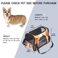 thumbnail image 2 of Basketball Premium Pet Carrier Bag - Durable 900D Oxford Cloth Fabric with Sherpa Base - Secure & Comfortable Travel - 17x10x11.8 in - Ideal for Small Dogs & Cats, 2 of 7