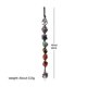 thumbnail image 5 of 7-colored chakra stones, natural crystal car hanging pendant, 5 of 5