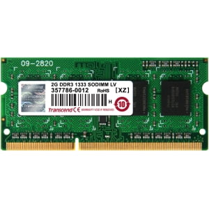 Transcend 2gb Ddr3l 1333 So Dimm Cl9 1rx8 2 Gb 1 X 2 Gb Ddr3l Sdram 1333 Mhz Ddr3 1333 Pc3 1 50 V Non Ecc Unbuffered 4 Pin Sodimm Short Walmart Com Walmart Com