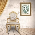 thumbnail image 3 of Vess, June Erica 15x18 Gold Ornate Wood Framed with Double Matting Museum Art Print Titled - Water Leaves II, 3 of 4