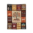 thumbnail image 2 of Teacher Blanket Gifts for Women, New Teachers Appreciation Gifts, Best Teacher Funny Birthday 50x40, 2 of 6