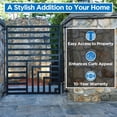 thumbnail image 4 of ALEKO Yard Garden Modern Florence Style Steel Pedestrian Gate 5 x 4.5 ft Black, 4 of 9