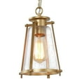 thumbnail image 1 of LNC Gold Modern Seeded Glass Lantern LED Mini Kitchen Island Light,7.5"W x 11"H|Walmart Canada, 1 of 11