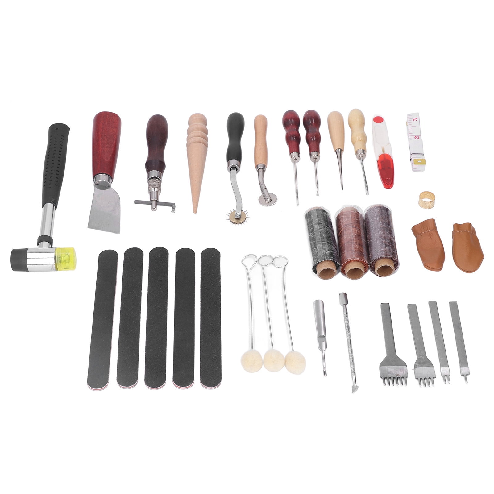 Leather Working Tools, Leather Craft Tools Kit Repair Kits Stainless