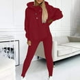 thumbnail image 2 of Bixock Women Fall and Winter Outfit Set,Women Two-piece Set,Casual Set for Women Hooded Pullover Sweatshirt and Leggings Sporty Comfortable Outfit Set, 2 of 5