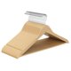 thumbnail image 1 of SONGMICS Percha de Madera, Juego de 20, Delgada, Muescas en Hombros, para Pantalones, Gancho Giratorio 360&deg;, Ahorra Espacio, Beige Natural MCRW040K01, 1 of 7