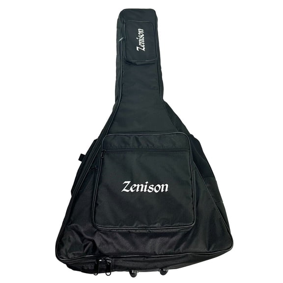 Zenison Padded Gig Bag for Flying V Electric Guitars Backpack Straps 45" Black
