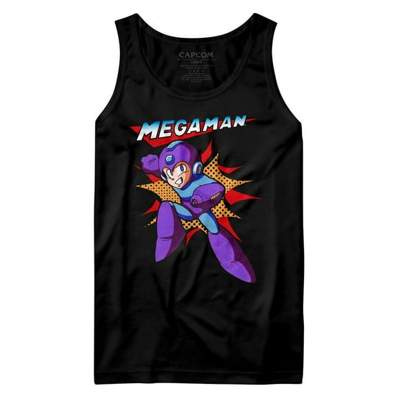 Mega Man Mega Black Adult Tank Top