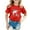 00-Red1895, variant on WOYY Girls Cute Graphic Tee Casual Shark Print Short Sleeve Crew Neck T Shirt, Black, Sizes 1-13