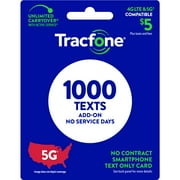 Tracfone $5 Text Only Add On (1000 texts) e-PIN Top Up (Email Delivery)