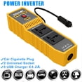thumbnail image 2 of Inversor de energía Riwesomey ABS Multi puerto 3 USB 12V a 110V, 2 of 6
