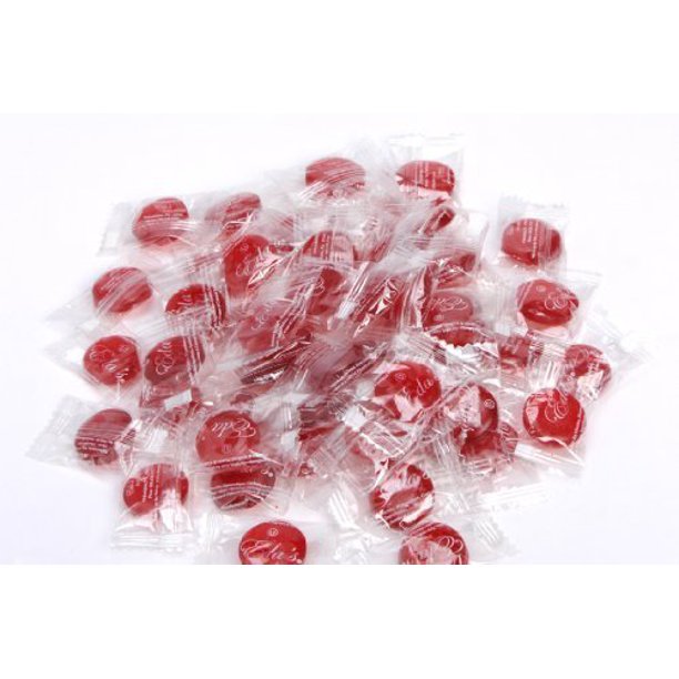 Sugar Free Cherry Hard Candy, Individually Wrapped, OU Parve, Uses