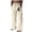 A-Khaki967, variant on Men's Skull Print Drawstring Wide Leg Pant Drop Pocket Flowy Spring Daily Wear Long Trouser