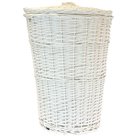 Rectangle Hamper Honey - Round Willow Hamper with Matching Lid