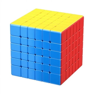 6 stuks puzzel kubus gum 3x3 cm