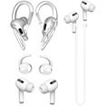 thumbnail image 1 of wonima02 [Never Lose Your Air Pods Pro] Anti Slip Set, Sport Ear Hook Compatible with Air Pods Pro + Air Pods Pro Earbuds Ear Hooks Cover + Strap Compatible with Air Pods Pro [3in1] (White), 1 of 1