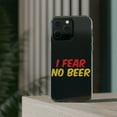 thumbnail image 3 of DistinctInk Clear Case for Apple iPhone 13 PRO (6.1" Screen) - I Fear No Beer, 3 of 9
