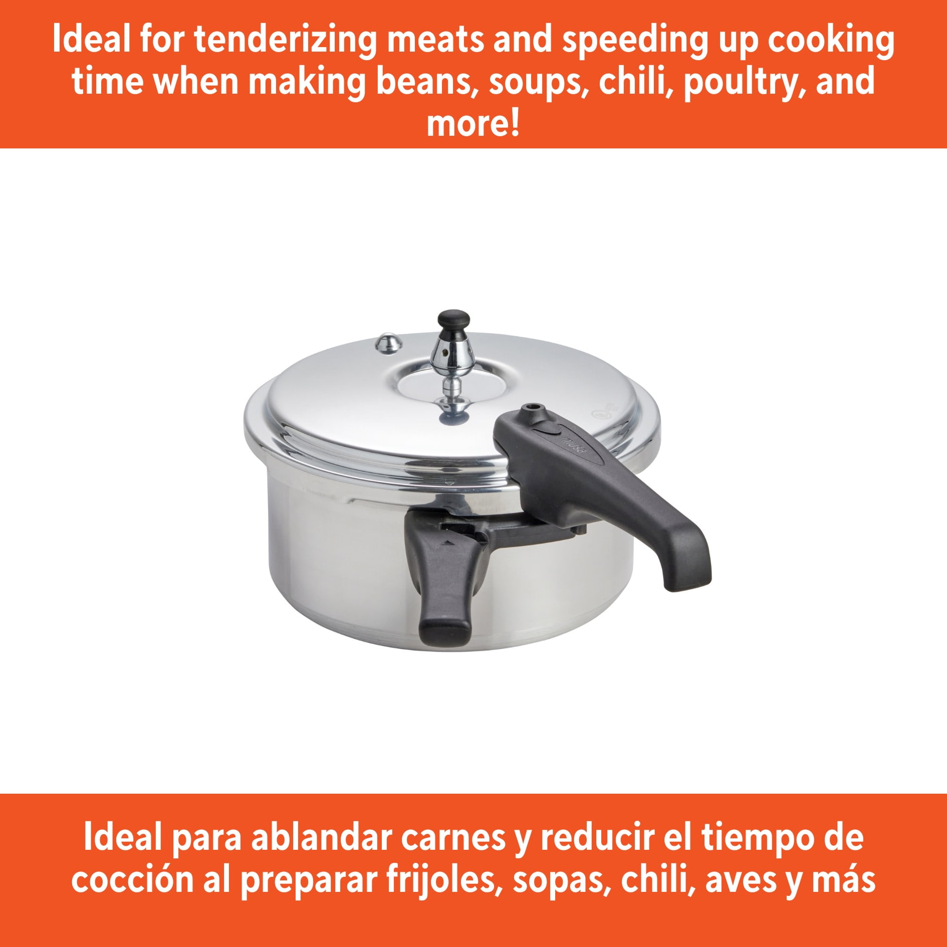 IMUSA 4.2Qt Basic Pressure Cooker
