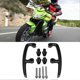 thumbnail image 4 of CNC Aluminum Motorcycle Passenger Rear Grab Bar Seat Rail Kit for Kawasaki Z650 17-18 Black, 4 of 4