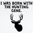 thumbnail image 2 of CafePress - Born With The Hunting Gene Body Suit - Long Sleeve Cotton Baby Bodysuit, 2 of 4