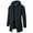 Black, variant on Herrnalise Men's Solid Color Long Hooded Knitting Plush And Thicken Fashion Solid Color Sweater Coat Black