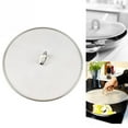thumbnail image 6 of Grease Splatter Screen Pan Cover Stainless Steel Frying Pan Fine Mesh Stops Stove Oil Guard Pot Lid, 6 of 6