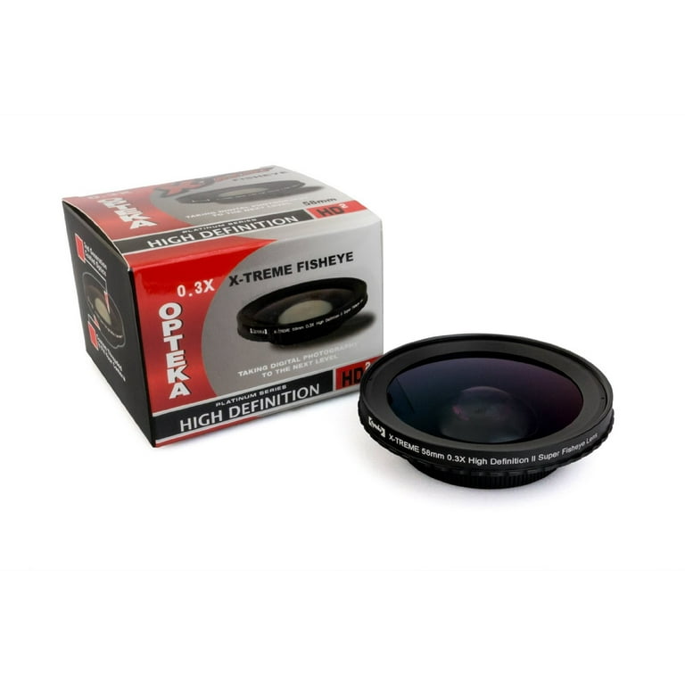 Opteka 58mm 0.3X HD2 X-TREME Super Fisheye Lens For The