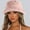 Pink, variant on Yanyanz Bucket Hats for Women, Warm Bucket Color Men Thick Bucket Hat Hat Cap for Women Basin Winter Solid Baseball Caps, Hat Khaki One Size