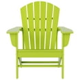 thumbnail image 4 of Polytrends  Altura Outdoor Eco-Friendly All Weather Poly Patio Adirondack Chair - Deep Seating Lime, 4 of 5