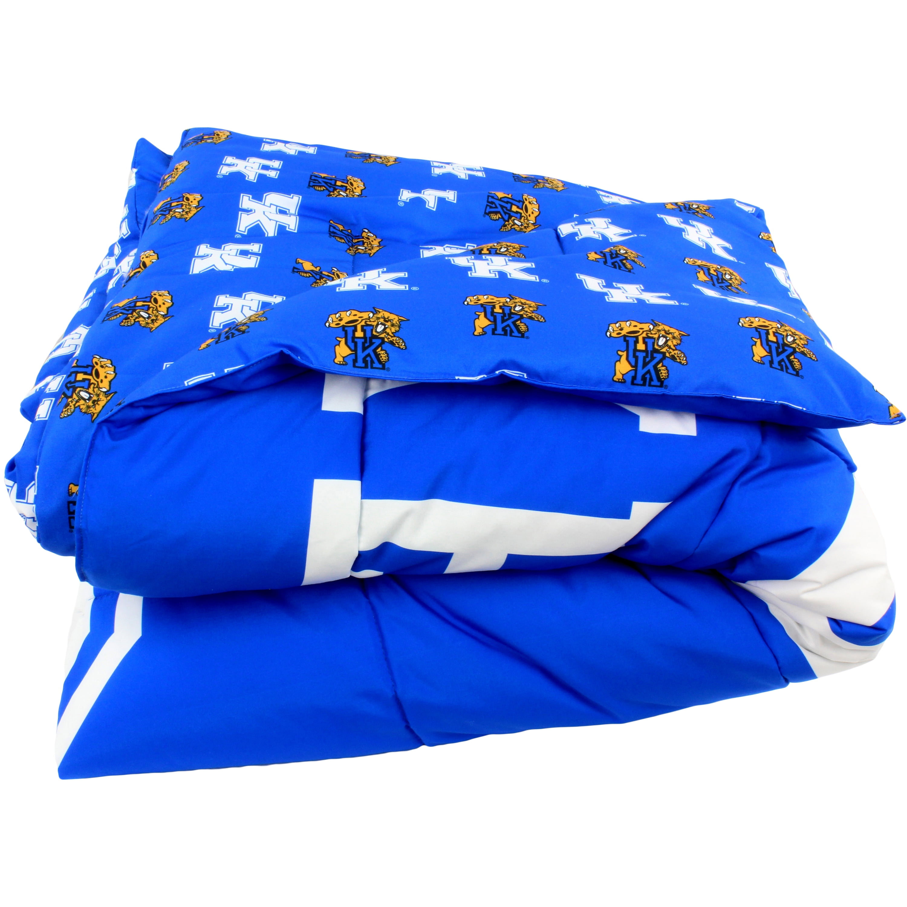 Kentucky Wildcats Reversible Big Logo Soft and Colorful Comforter, Full
