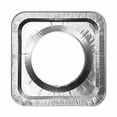 Aluminum Foil Stove Burner Covers Disposable Square Oven Liner For
