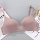 thumbnail image 1 of Sujetador de realce sin aros para mujer, ropa interior Sexy, transpirable, fino, 12 colores, fruncido, 1 of 4